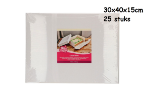 Taartdoos 30x40x15 cm per 25 stuks
