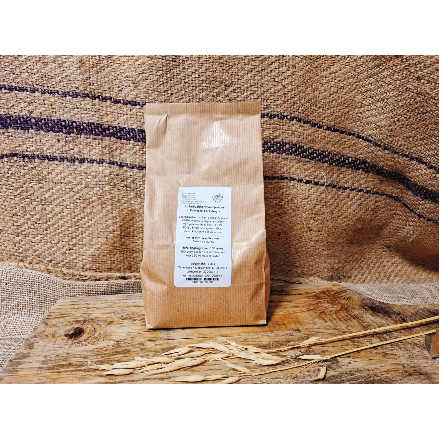 Banketbakkersroom (bakvast) 1 kilo (CaH)