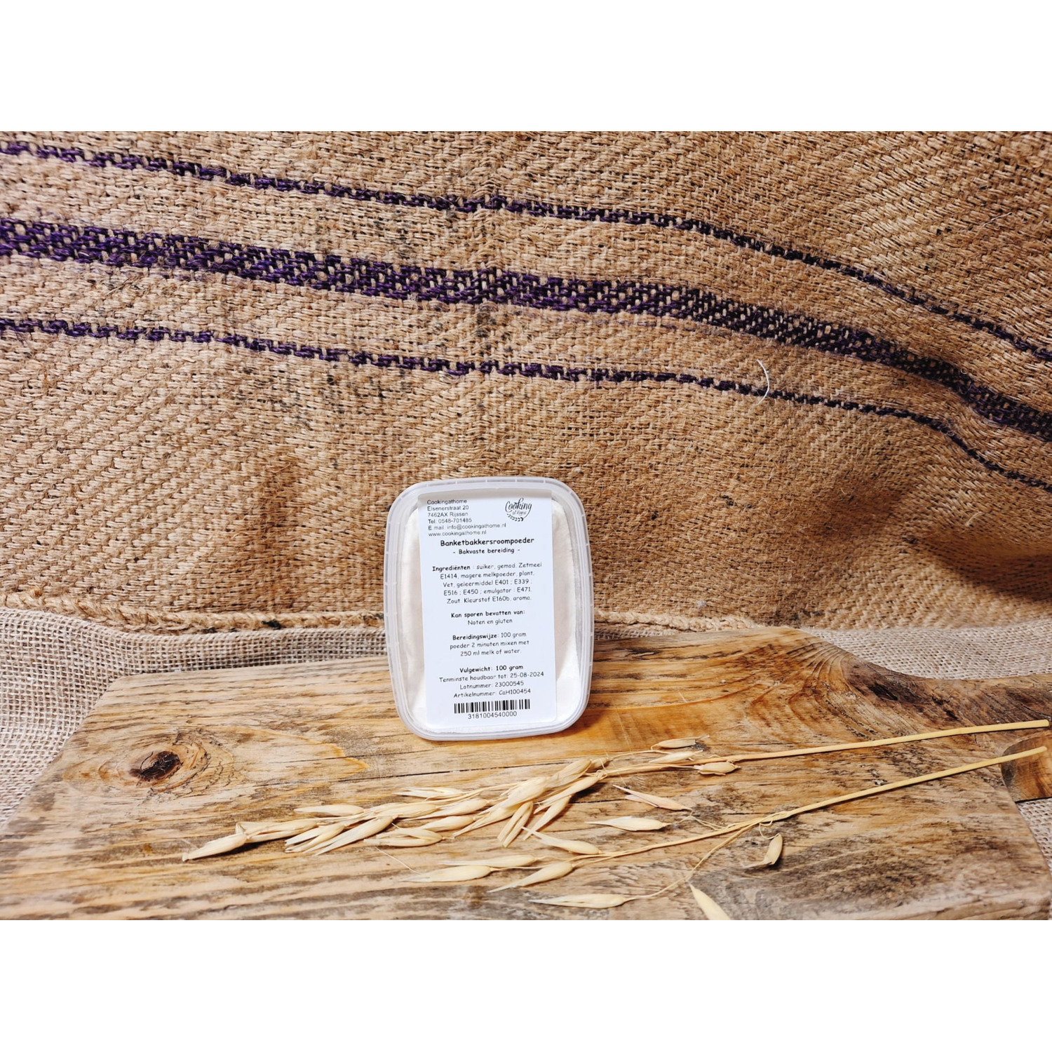 Banketbakkersroom (bakvast) 100 gram (CaH)