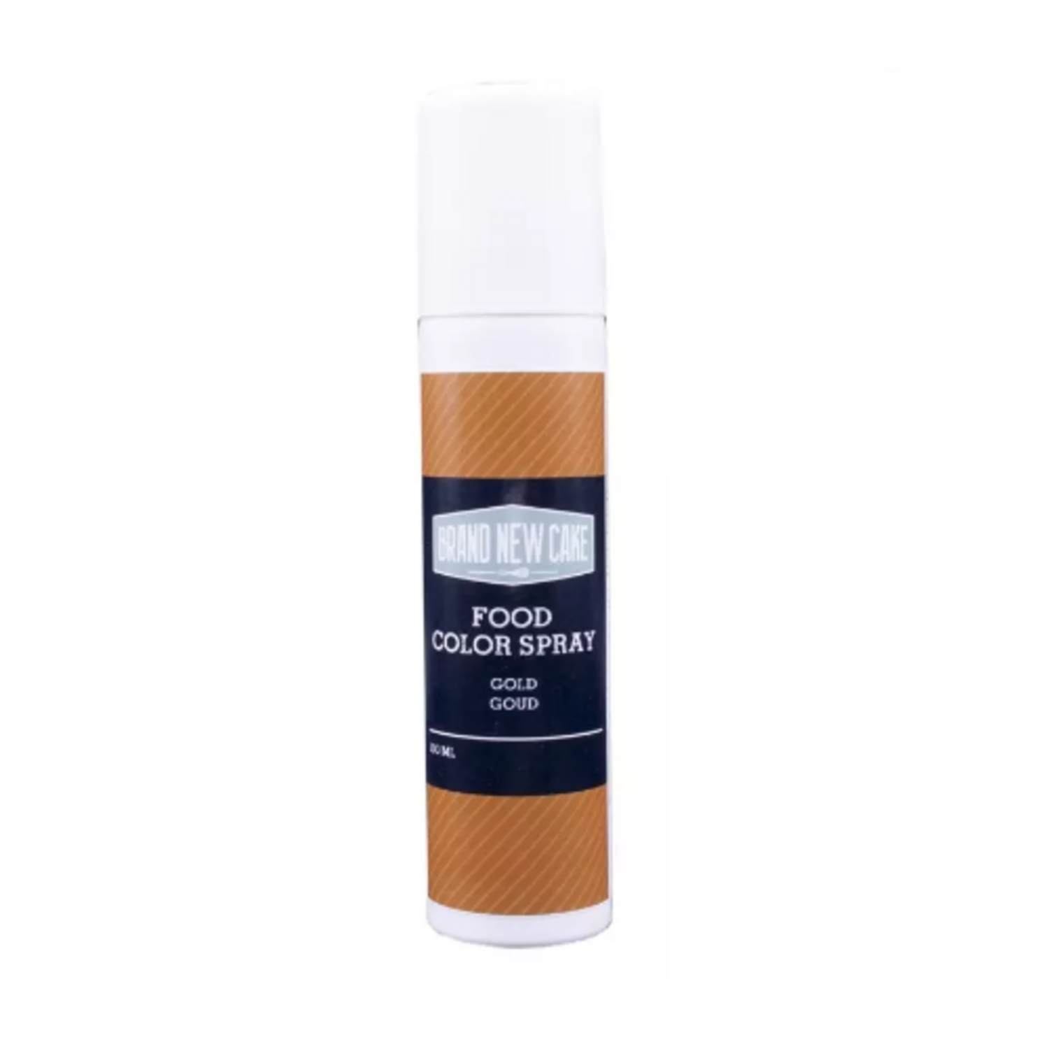 Brand New Cake Kleurspray Metallic Goud 100ml