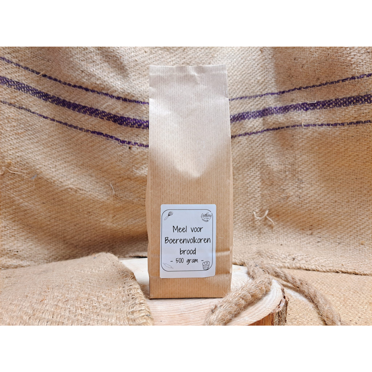 Meel voor Boerenvolkoren brood 500 gram