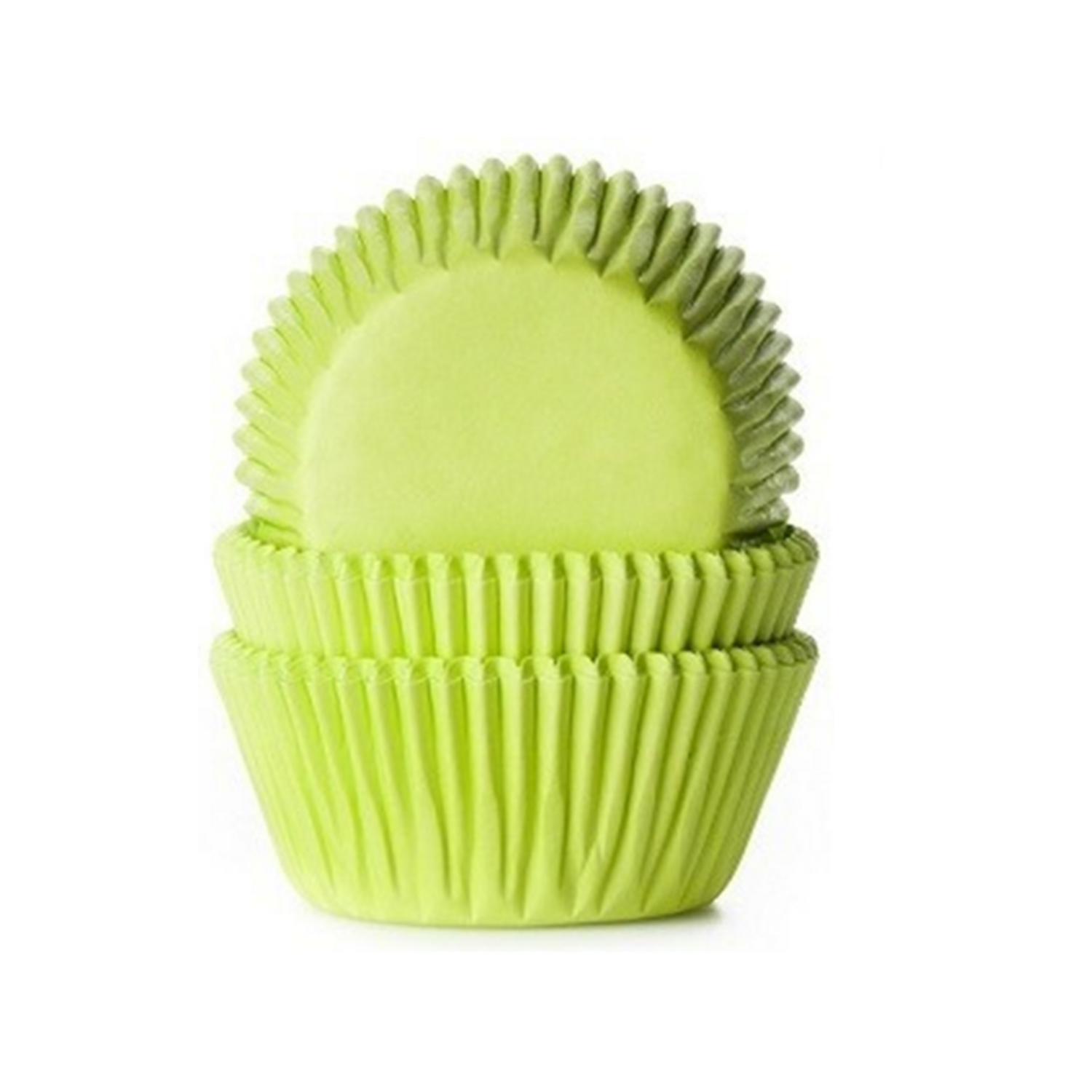 Cupcake Cups Lime groen 50st.