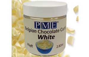 PME Chocolade Krullen Wit 85g