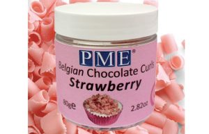 PME Chocoladekrullen Aardbei 85 gram