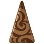Chocolade decoratie Driehoek Tribal 12st.