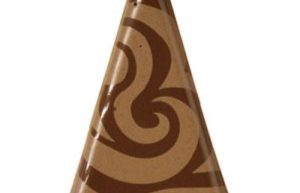 Chocolade decoratie Driehoek Tribal 12st.
