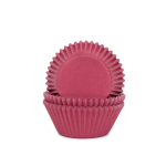 Cupcake Cups Wijnrood 50x33mm. 50st.