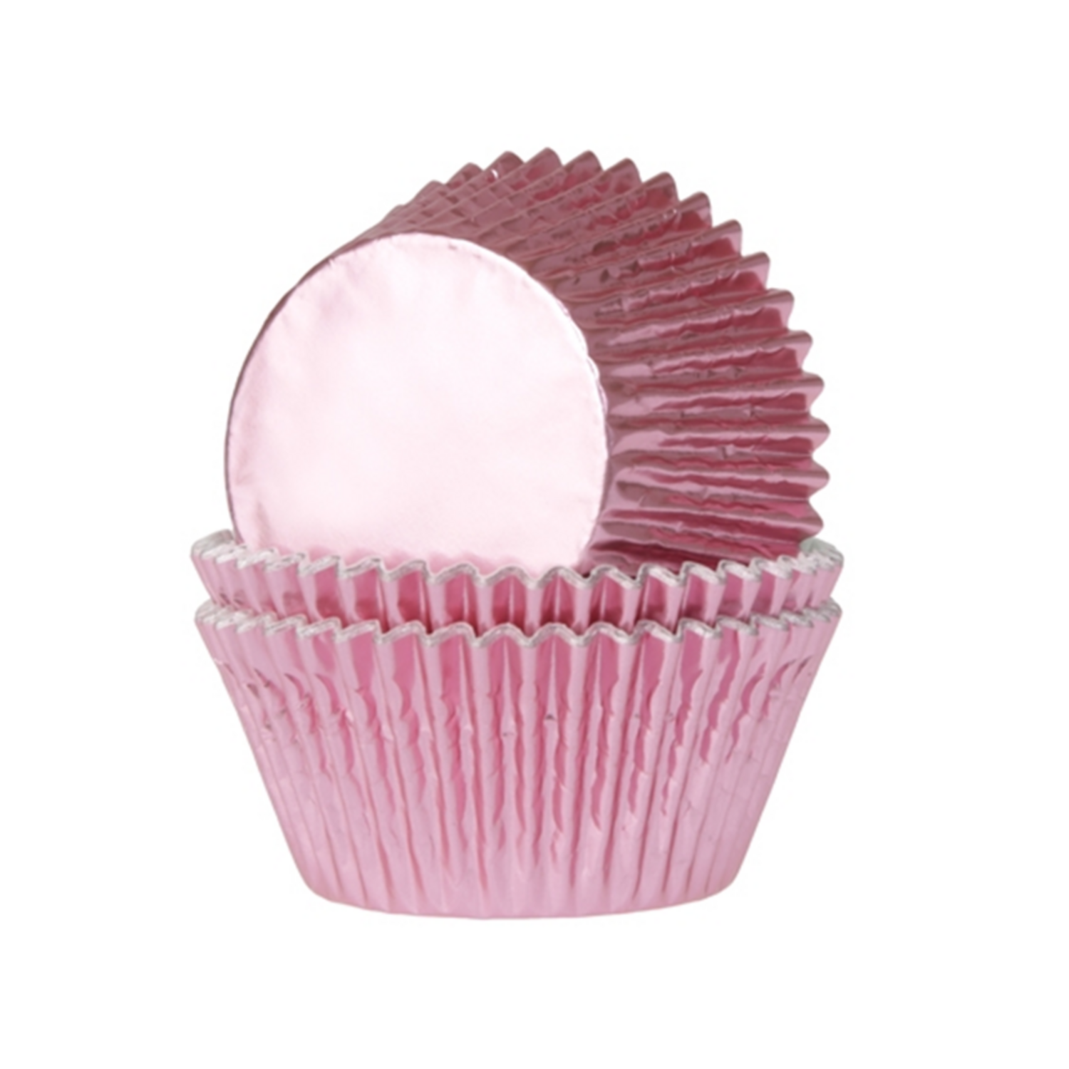Cupcake cups Folie Baby Roze 51x38
