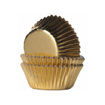 Cupcake cups Mini Goud folie 35x21 mm