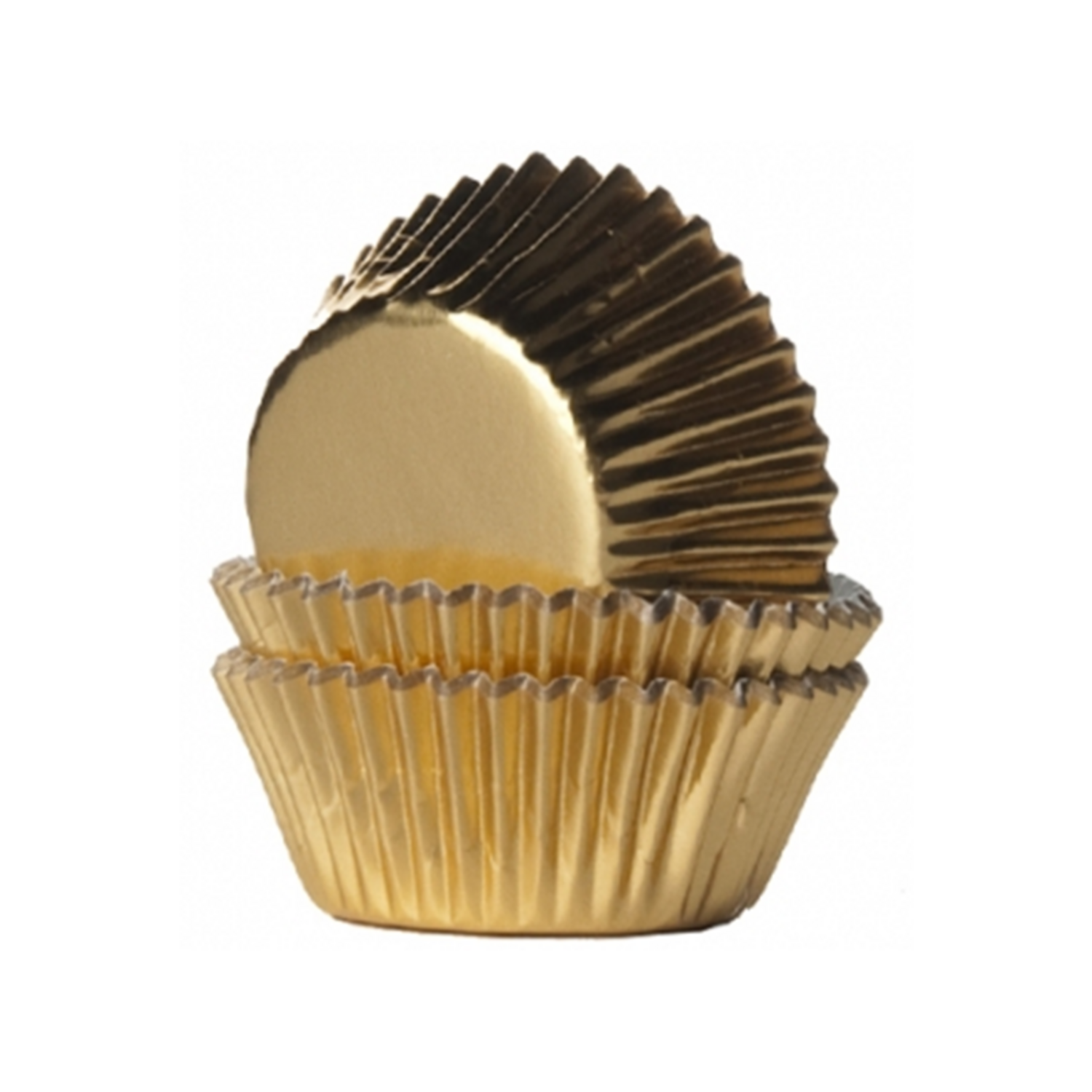 Cupcake cups Mini Goud folie 35x21 mm