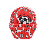 HoM Cupcake cups Goal Rood 50 stuks