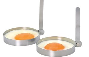 Kitchen Craft Eier Bakringen RVS Set/2