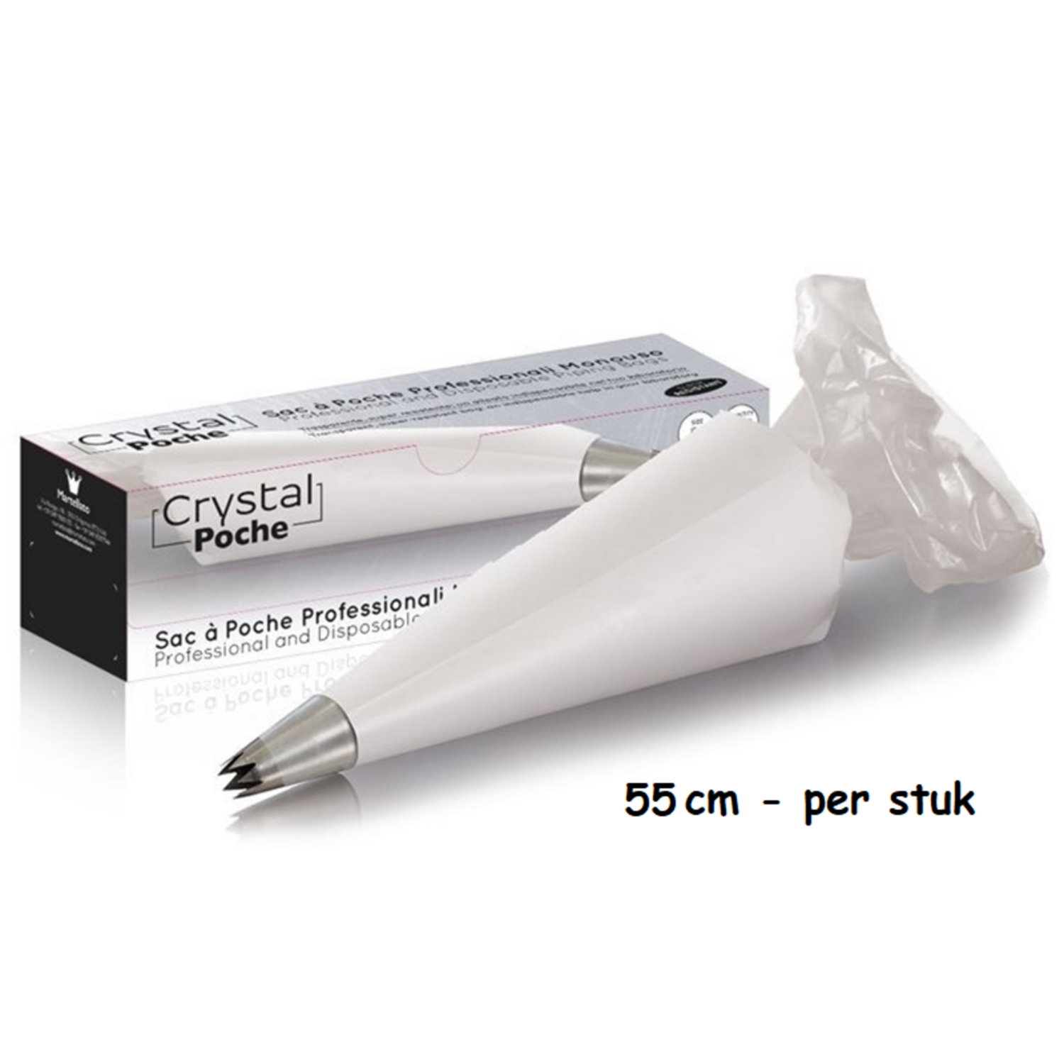 Spuitzak wegwerp 55 cm - per stuk