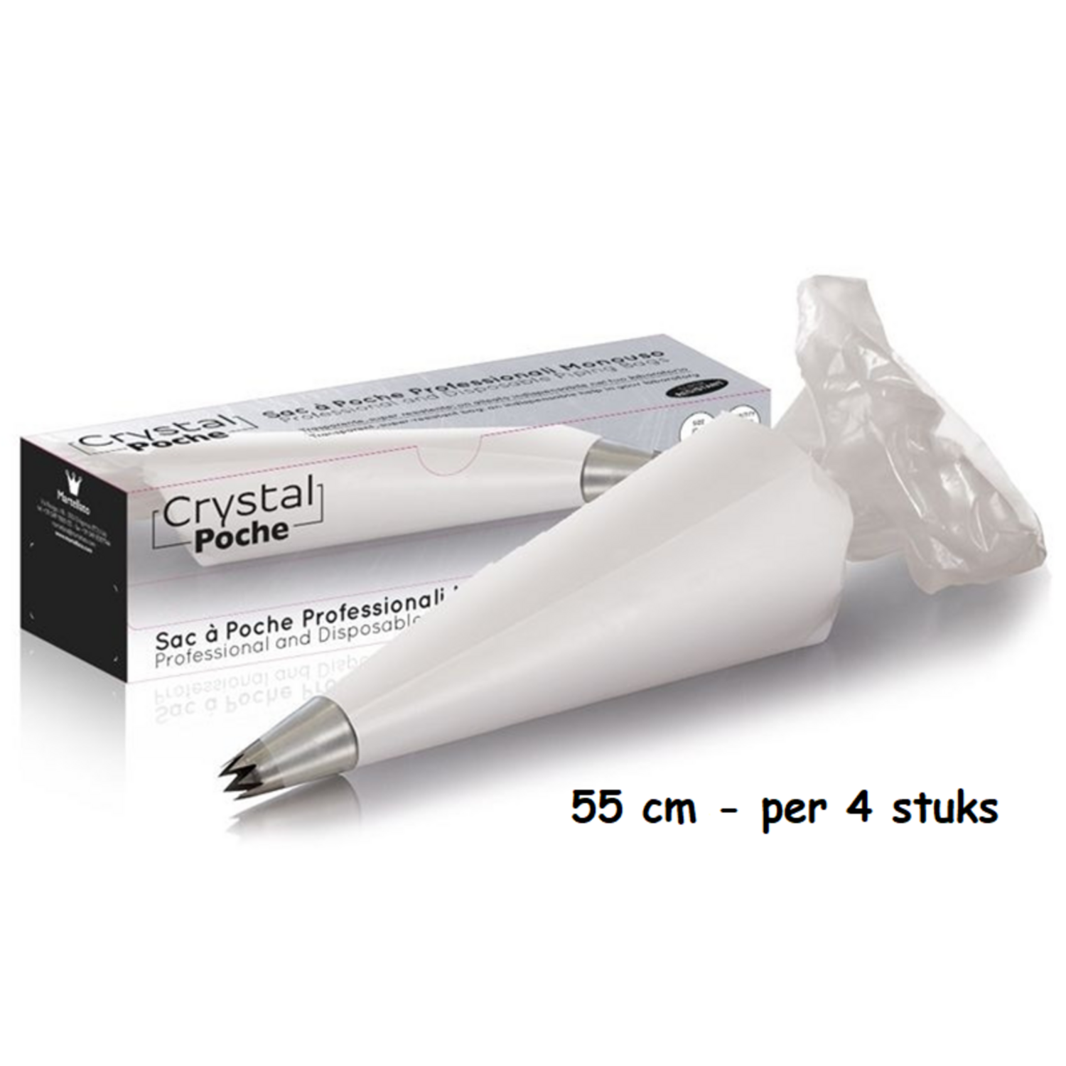 Spuitzak wegwerp 55 cm set van 4