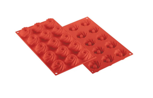 Siliconen Bakvorm Mini Swirl Ø48x20mm (15)