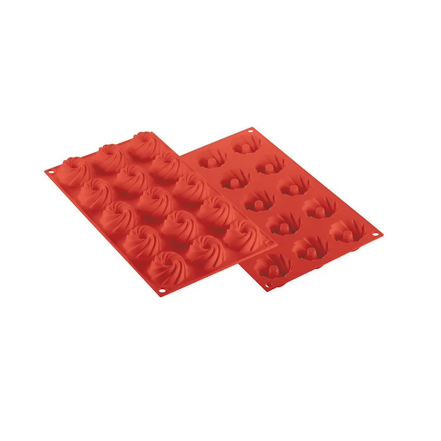 Siliconen Bakvorm Mini Swirl Ø48x20mm (15)