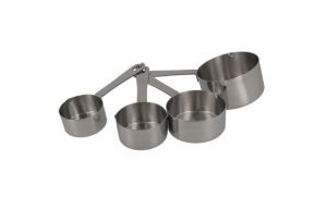 Maatlepelset RVS Cups set/4**
