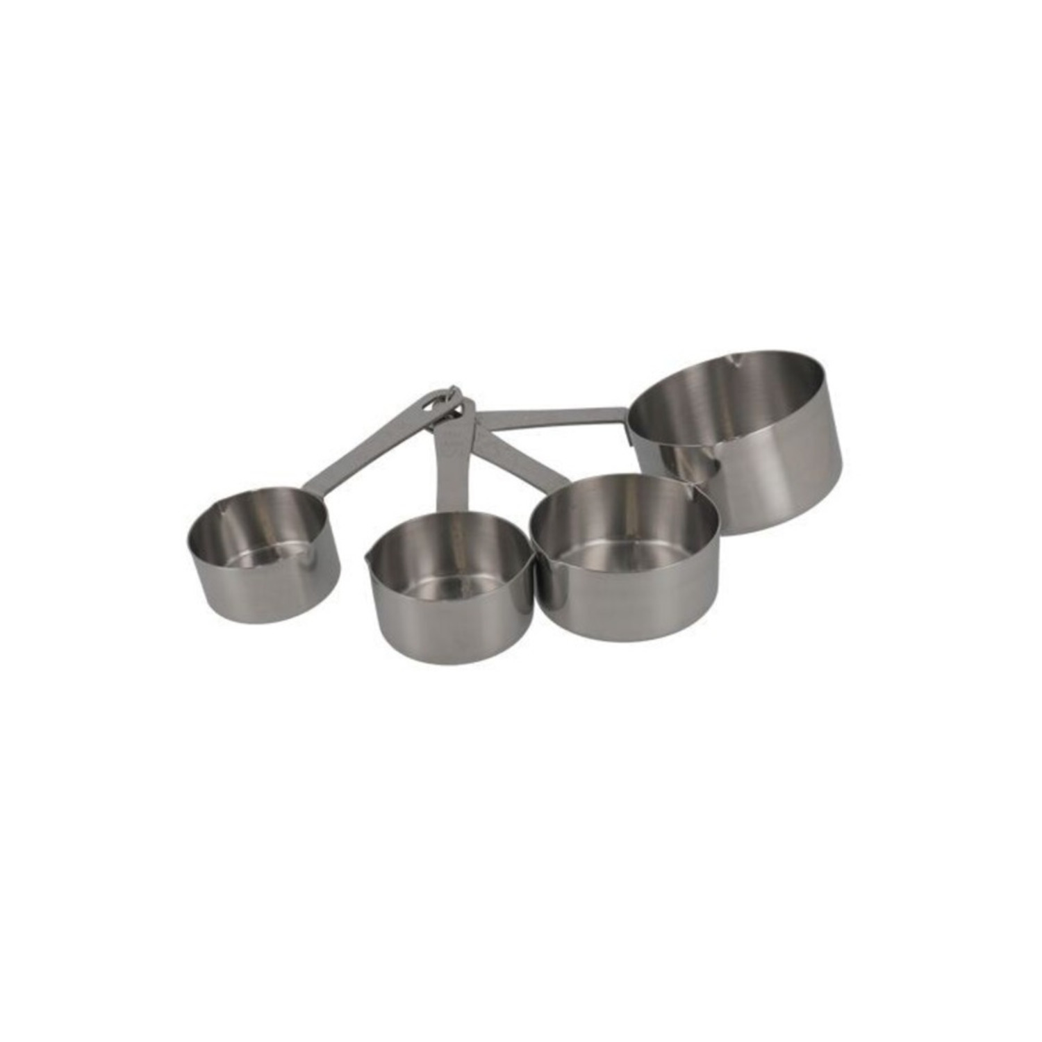 Maatlepelset RVS Cups set/4**