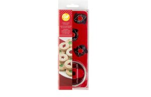 Wilton Linzer Koekjes Uitsteker Set/7