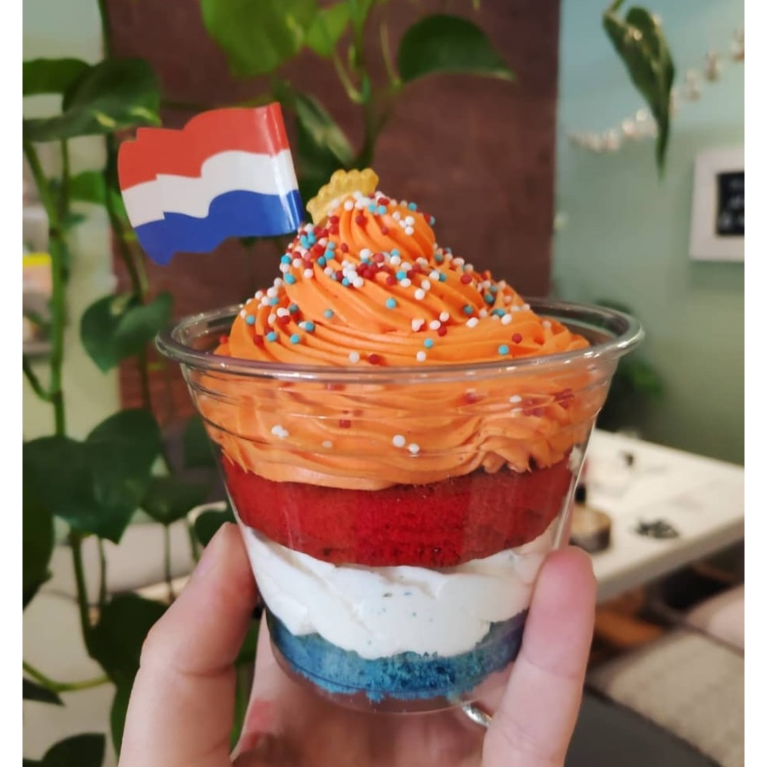 Bakpakket Vlag Bekertjes