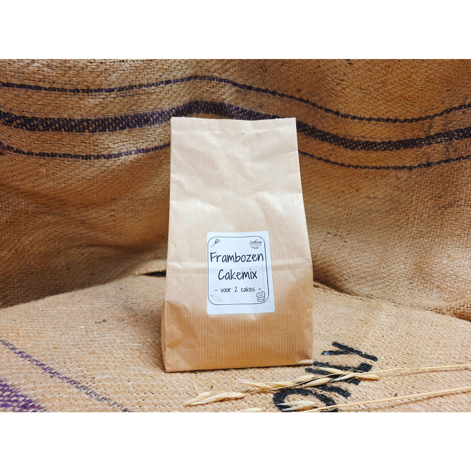 Frambozen cakemix 800 gram (CaH)