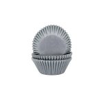 Cupcake cups Effen grijs 50st. HoM