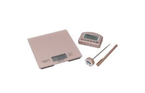 Taylor Pro Keukenweegschaal, Timer en Thermometer Geschenkset, Roségoud
