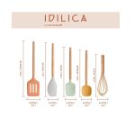 KitchenCraft Idilica Siliconen gereedschapsset set/5