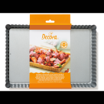 Decora Anti-kleef Taartpan Rechthoek met losse bodem 32x22 x3,5cm