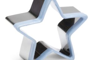 Uitsteekvorm rvs Ster 6 cm