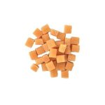 Mini caramelblokjes 5x5x5mm 60gr.