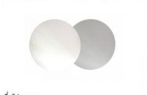 Taartkarton Rond Wit/Zilver - 24 cm