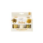 Decora Sprinkle set Goud en wit 85g