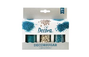 Decora Sprinkle set Zilver en Blauw 85g