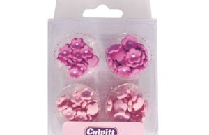 Culpitt Suikerdecoratie Bloempjes Roze 100st