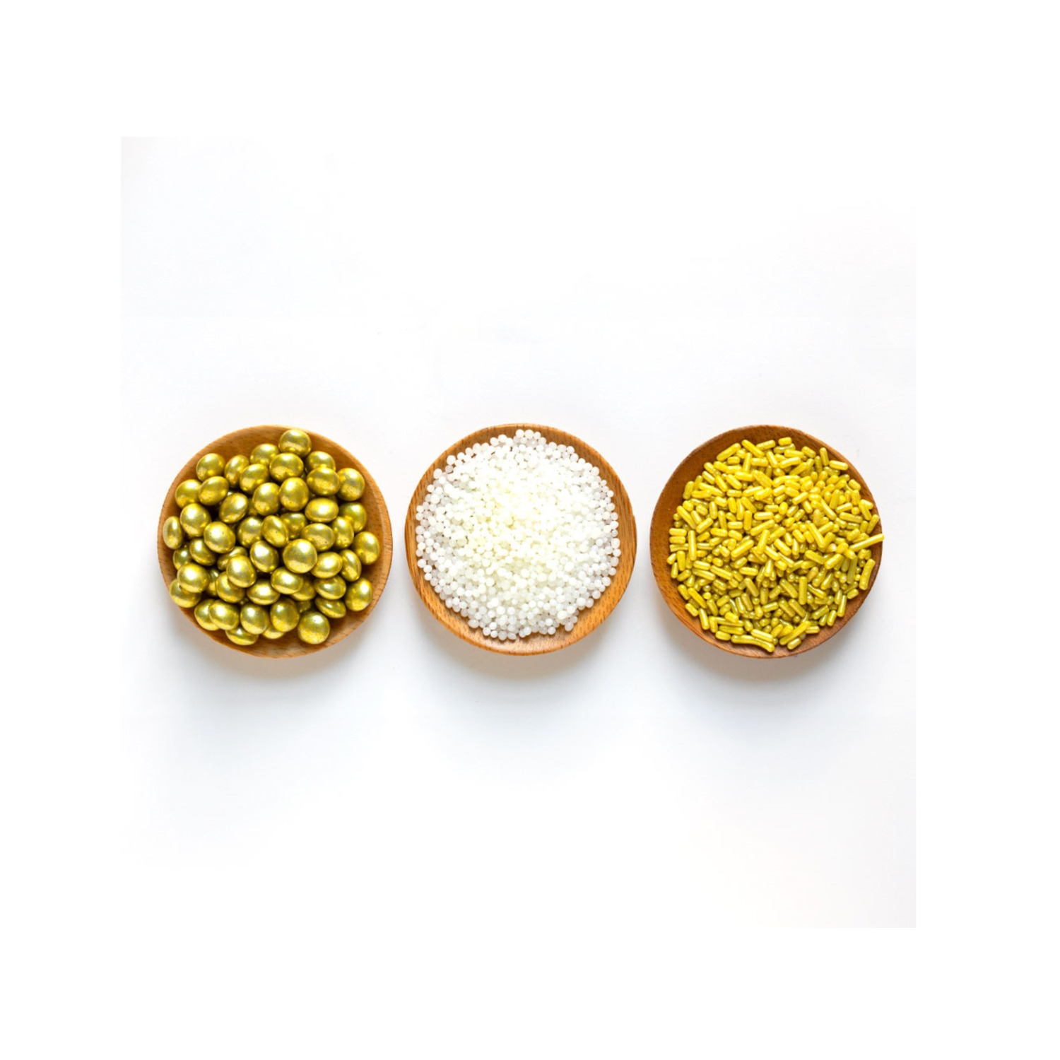 Decora Sprinkle set Goud en wit 85g