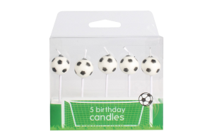 Culpitt Taartkaarsjes Voetbal 5st.