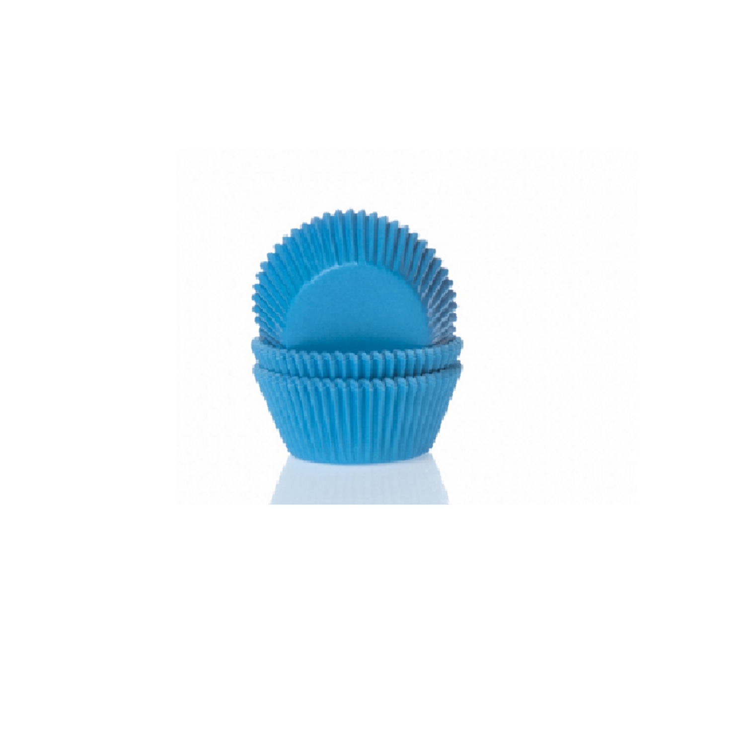 Cupcake cups Mini Cyaanblauw pk/60
