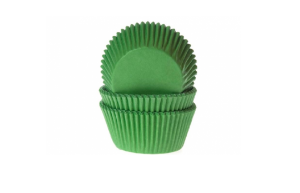 Cupcake cups Mini Gras Groen pk/60