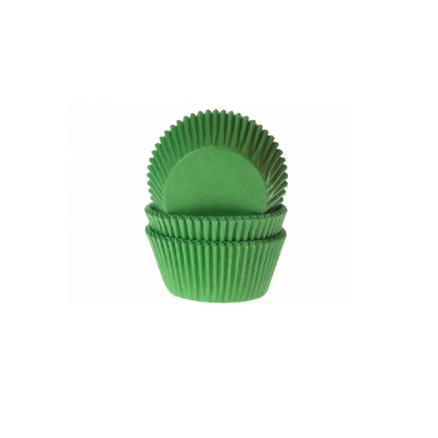 Cupcake cups Mini Gras Groen pk/60