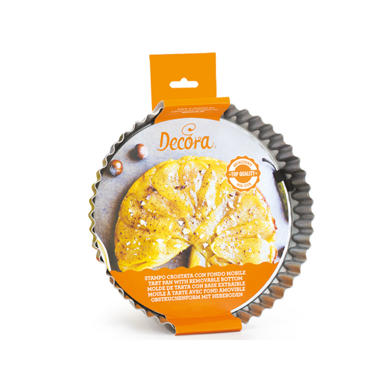 Vlaaivorm Anti-kleef Losse Bodem 20x3.5 cm (quiche/vlaai)