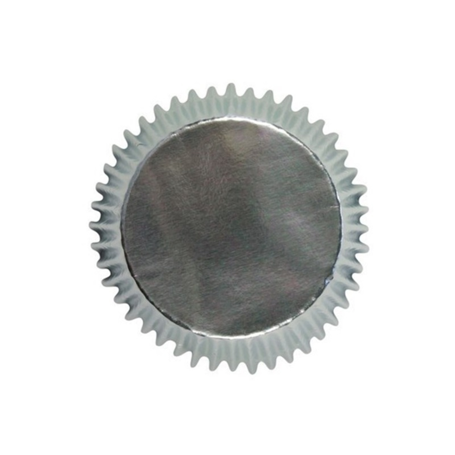 Cupcake Cups Zilver Mini 45 stuks