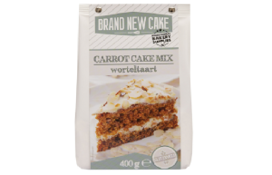 BrandNewCake Worteltaart/Carrot Cake-mix 400g. Glutenvrij