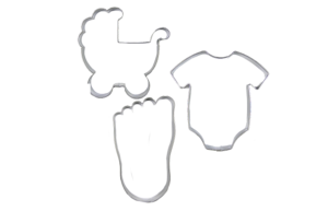 BrandNewCake Uitsteker Set Geboorte 3st.