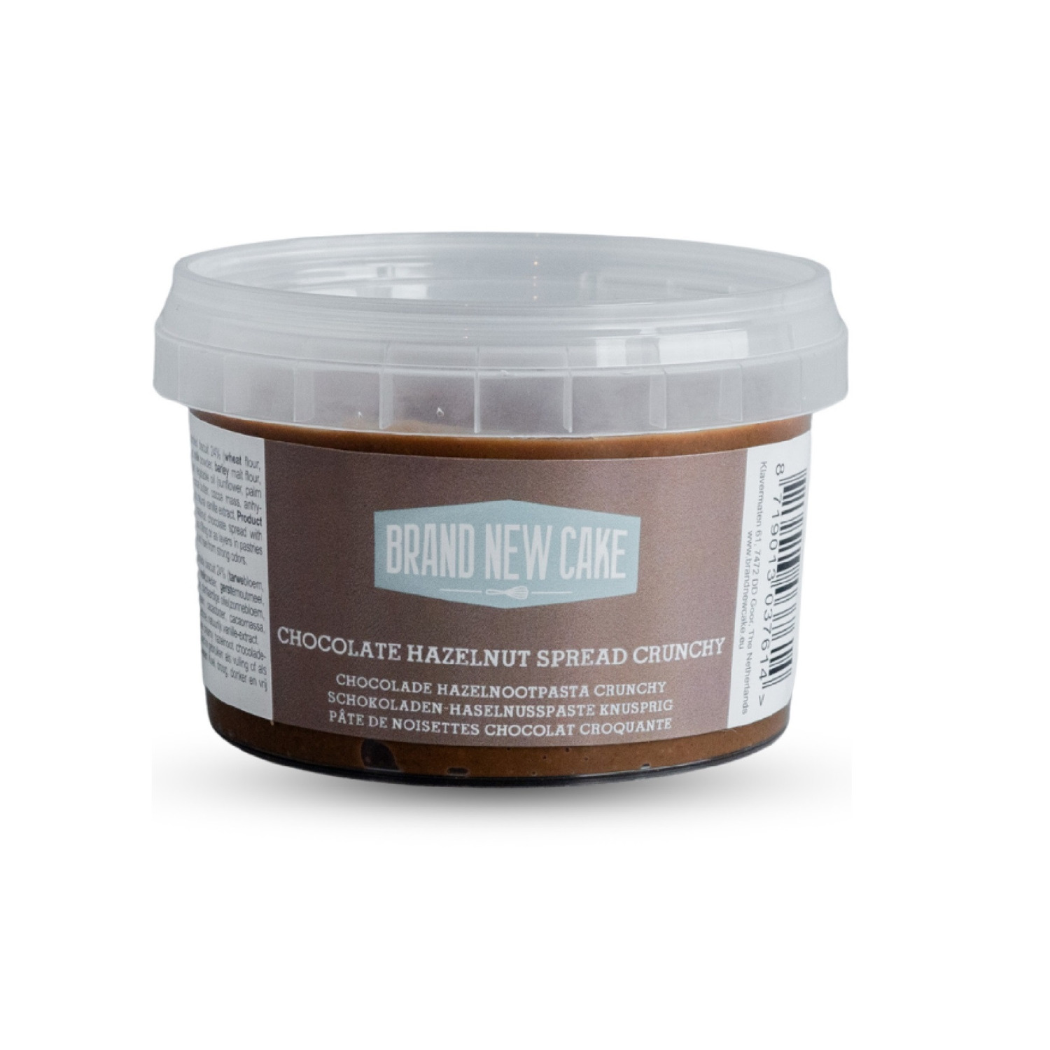 BNC Chocolade Hazelnootpasta Crunchy 260g