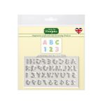 Katy Sue Mold Alphabeth & Numbers Mini Domed**