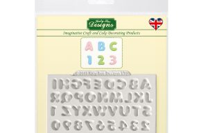Katy Sue Mold Alphabeth & Numbers Mini Domed**