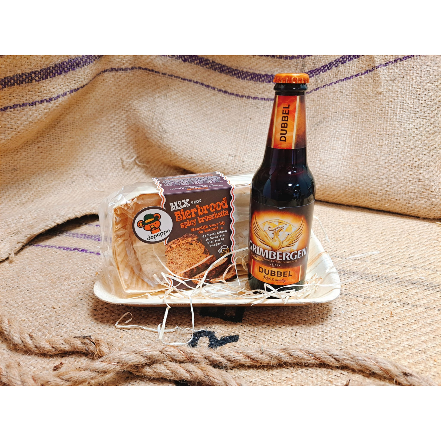 Cadeaupakket 'Bierbrood Spicy bruschetta'