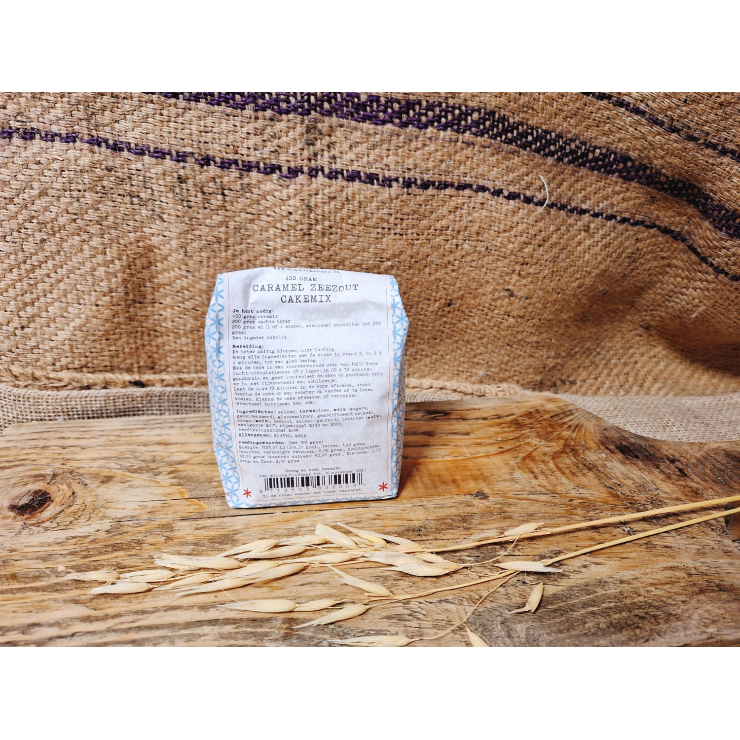 Caramel Zeezout Cakemix 400 gram