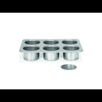 Patisse Mini Cheesecake Bakvorm Losse Bodems 6 Vaks Ø8cm